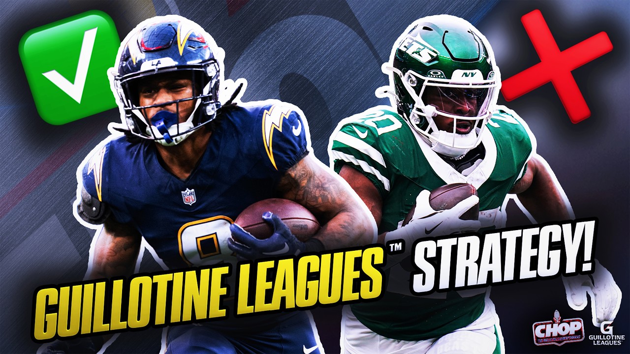 Win Your Guillotine Leagues™: Draft Strategy + Targets & Fades | Chop